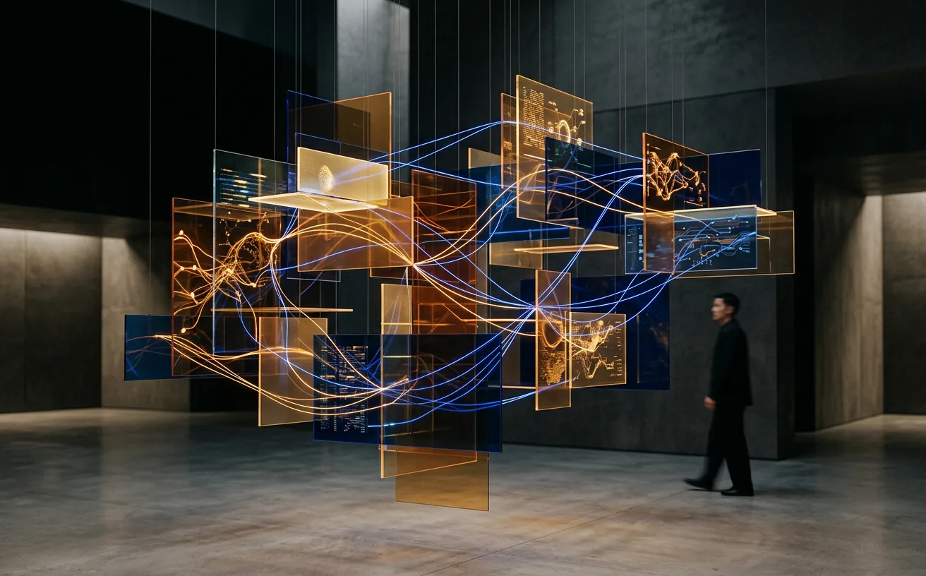 Interaction — dedicated About visual