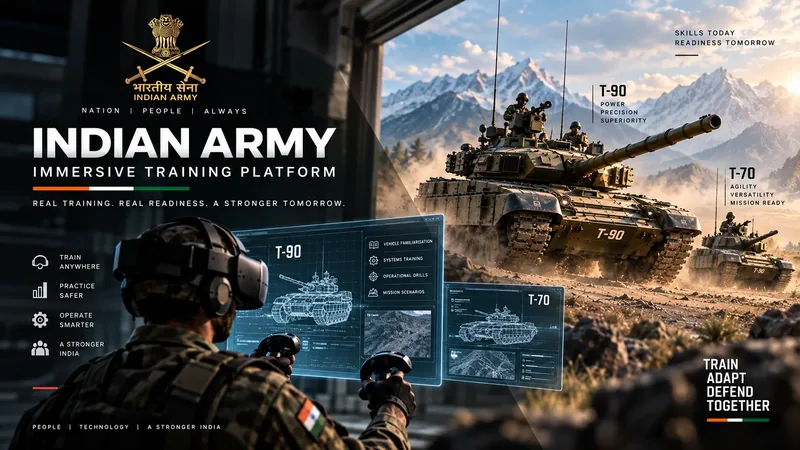 Indian Army immersive training and qualification ecosystem — a VR training facility