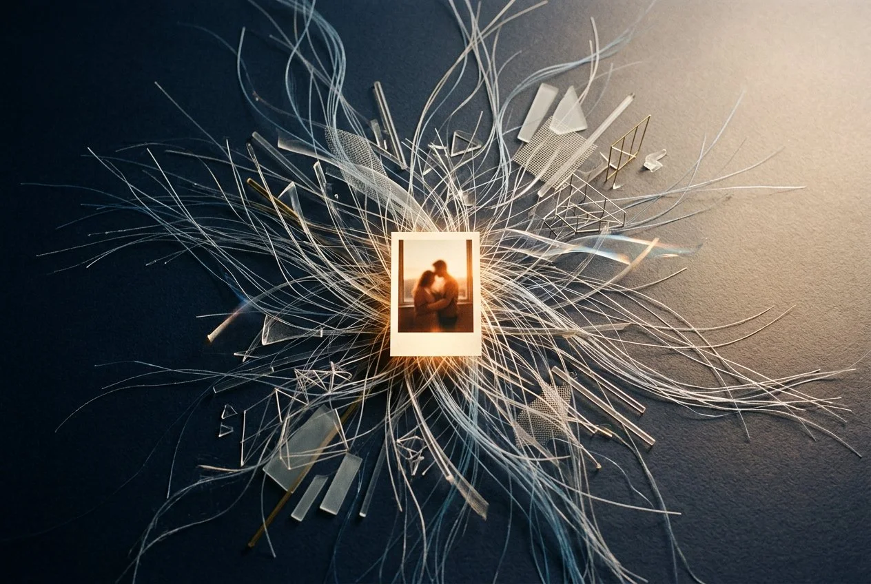 Complex experiential elements converging into one memorable human takeaway.
