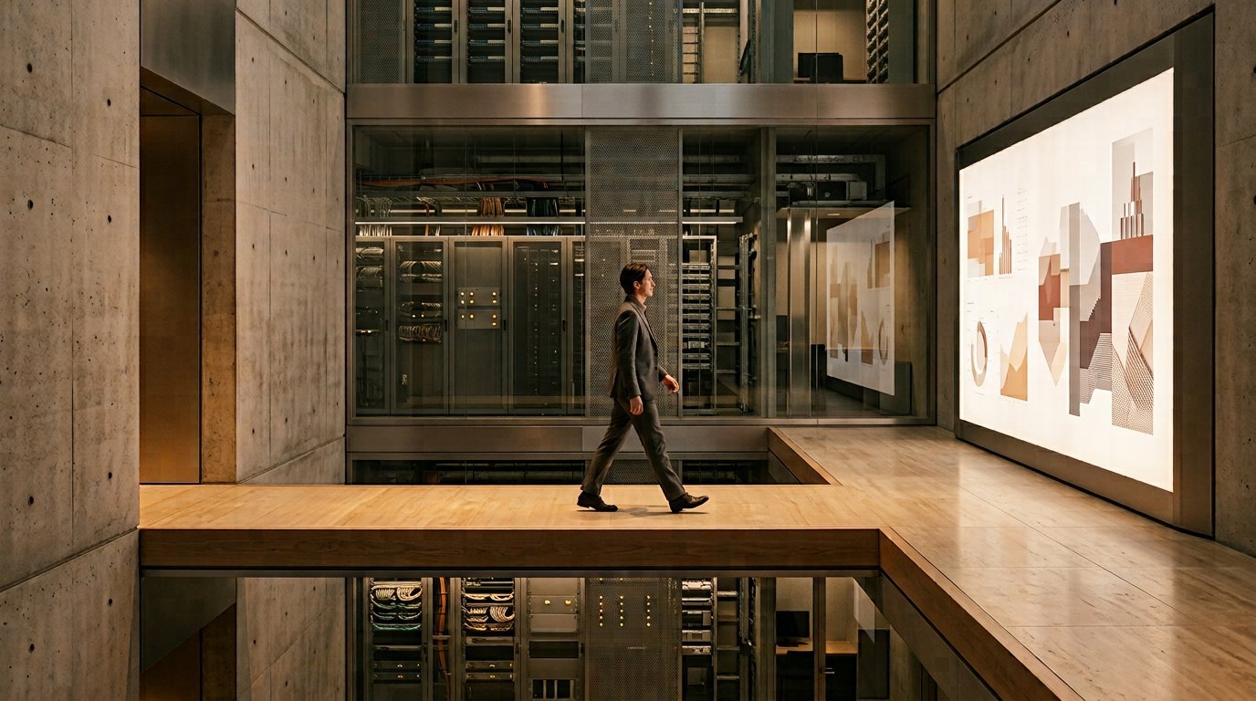 Complex enterprise systems working behind a simple human-centred experience.